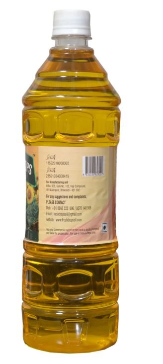 Fresh Drops Pure Sunflower Oil | Premium Quality Cooking Oil - Image 3